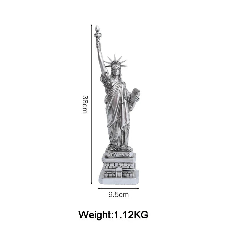 USA Landmarks Statue of Liberty  Desktop Creative Home Office  Decoration Ornaments Room Wine Cabinet Crafts Gift
