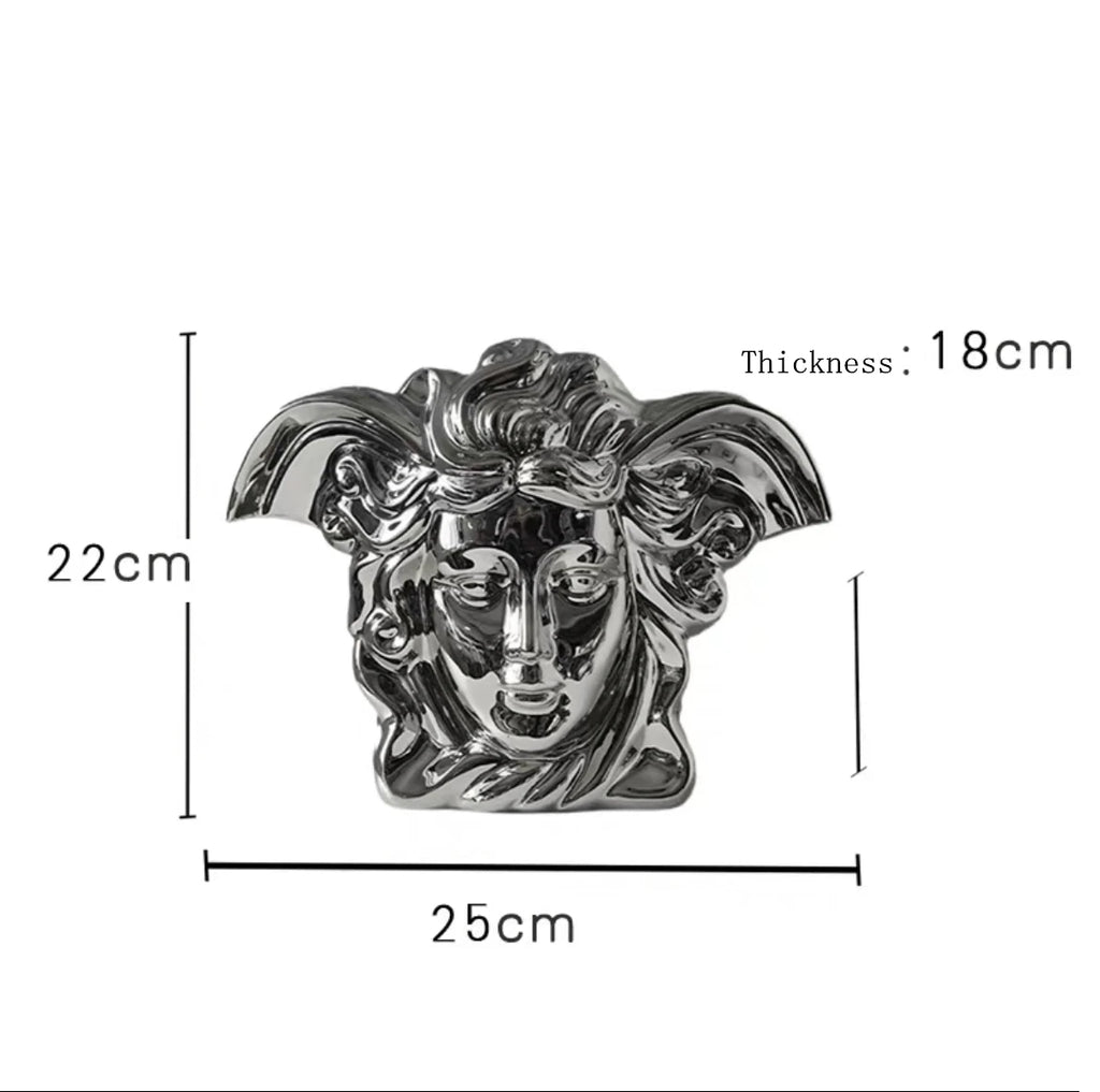 Luxury Electroplating Golden Ceramic Gold Vase Modern Dining Table Porch TV Ark Home Decoration Party Gift