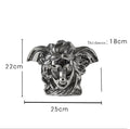 Luxury Electroplating Golden Ceramic Gold Vase Modern Dining Table Porch TV Ark Home Decoration Party Gift