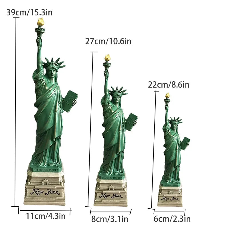 YuryFvna Statue of Liberty Model Desk Accessories Collectibles Travel Souvenirs New York Office Home Interior Room Decoration