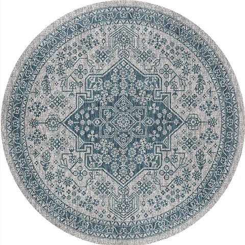 American Retro Home Carpets for Living Room Large Area Anti-slip Floor Mat Bedroom Decor Bedside Carpet Luxury Round Lounge Rug