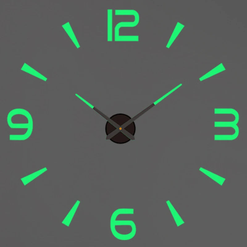 2026 Modern Design Large Wall Clock 3D DIY Quartz Clocks Fashion Watches Acrylic Mirror Stickers Living Room Home Decor Horloge
