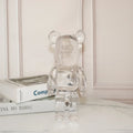 Transparent Bear Figurine Resin Clear Violent Bear Statues Aesthetic Figurines Sculpture Decor Luxury Living Room Decoration