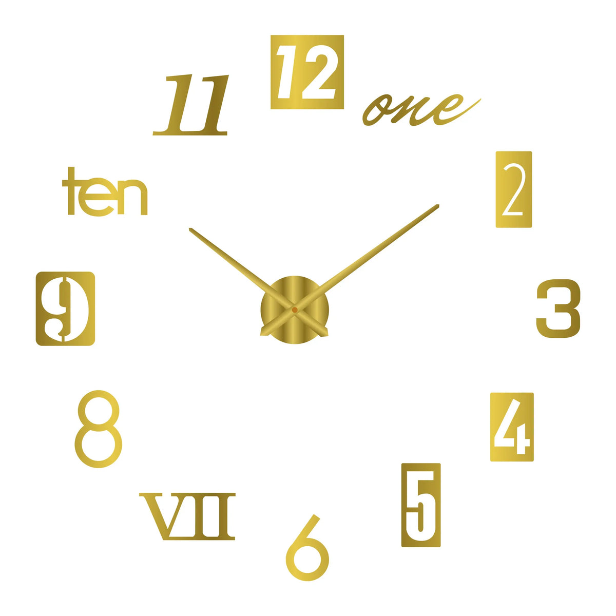 2026 Modern Design Large Wall Clock 3D DIY Quartz Clocks Fashion Watches Acrylic Mirror Stickers Living Room Home Decor Horloge