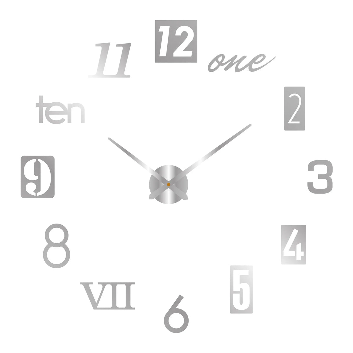 2026 Modern Design Large Wall Clock 3D DIY Quartz Clocks Fashion Watches Acrylic Mirror Stickers Living Room Home Decor Horloge