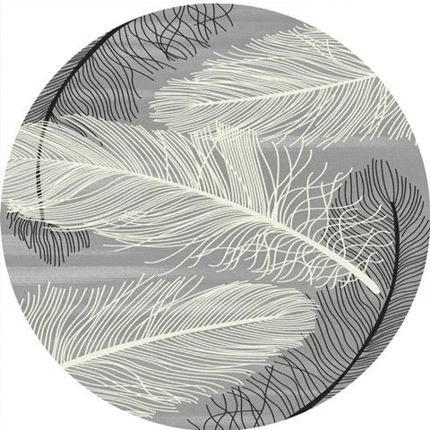 American Retro Home Carpets for Living Room Large Area Anti-slip Floor Mat Bedroom Decor Bedside Carpet Luxury Round Lounge Rug