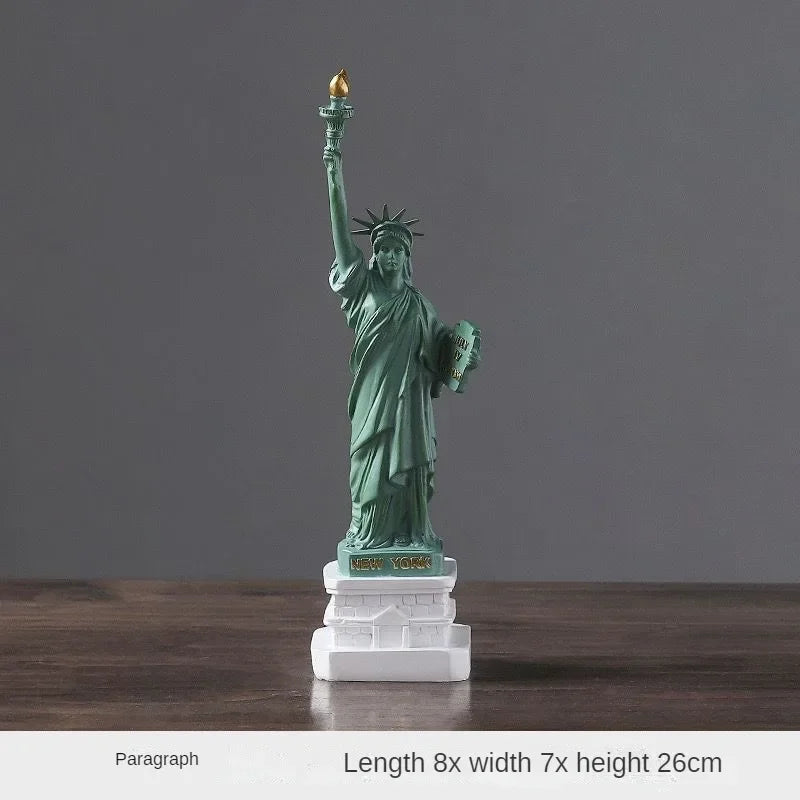 New York Statue of Liberty Model Office Desk Accessories Collectibles Travel Souvenirs Office Home Interior Decoration